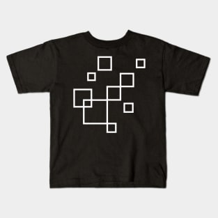 squares geometric composition Kids T-Shirt